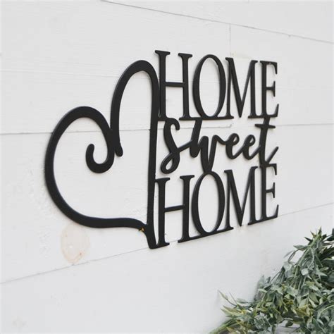 home sweet home metal box sign|Home Sweet Home Metal Sign for sale .